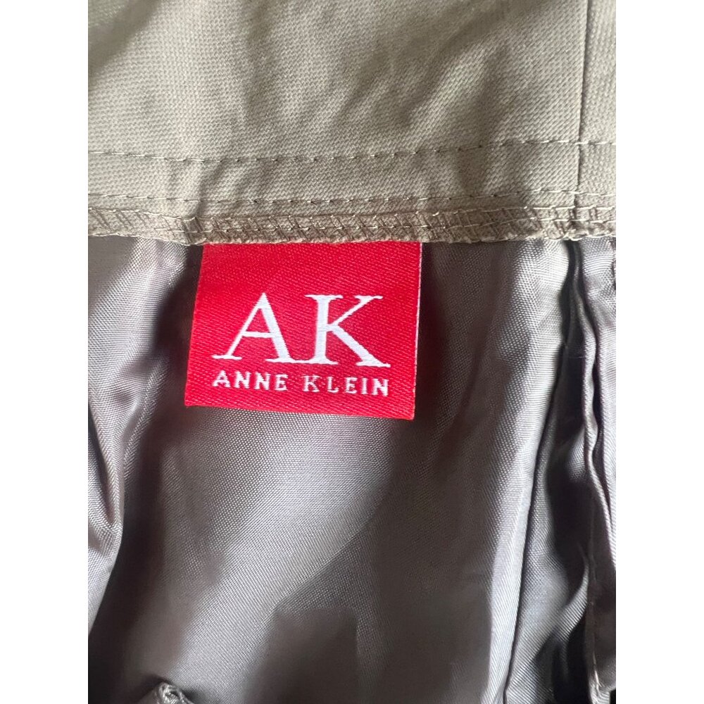 Anne Klein Womens Nutmeg Crinklette Straight Leg Pants Size 2P - Picture 4 of 15